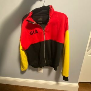 I.Am.Gia Red and Yellow Blaster Jacket
